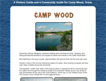 Tablet Screenshot of campwood.net